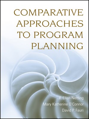 cover image of Comparative Approaches to Program Planning